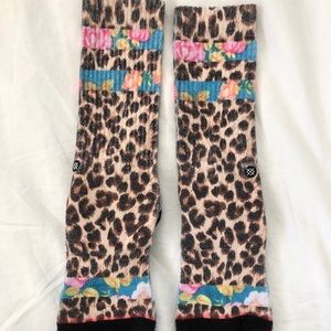Stance Cheetah/Floral Print Socks